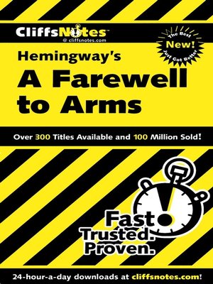 cover image of CliffsNotes on Hemingway's A Farewell to Arms